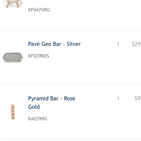 KEEP Collective Geo Bar - Pave Silver - Picture 9 of 12